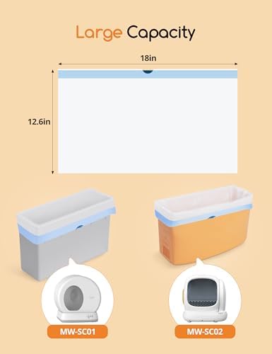 Meowant Cat Litter Box Liners for Automatic Cat Litter Box, Heavy Duty - Image 6