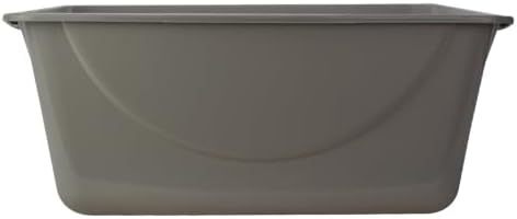 Petmate Open Cat Litter Box, XL Nonstick Pan, Mouse Grey - Image 4