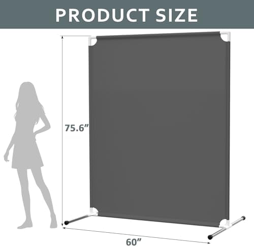 Room Divider for Privacy Protection，Grey - Image 6