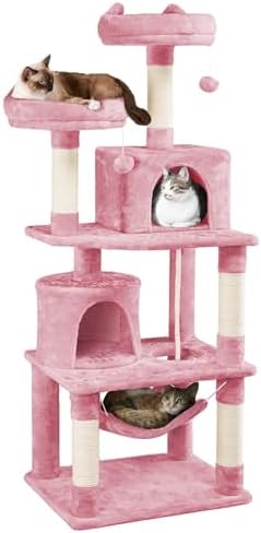 Yaheetech 62.5inches Cat Tree Cat Tower Cat Condo by Yaheetech