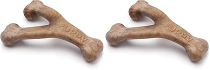 Benebone Puppy Wishbone Durable Dog Chew Toy by Benebone