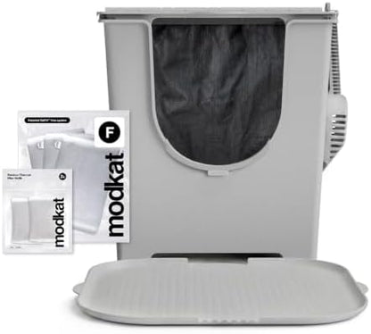Modkat Flip Covered Cat Litter Box Starter Kit Bundle by Modkat