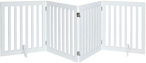 unipaws 24”H Free Standing Pet Gate by unipaws
