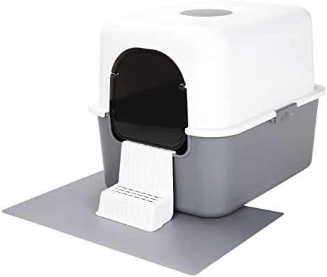 Sfozstra Enclosed Cat Litter Box: Odor Control Leak Resistant Design by Sfozstra