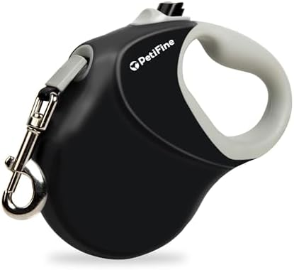 Upgraded Retractable Dog Leash for Large Dogs up to 50kg, 8m Reflective Tape by PetiFine