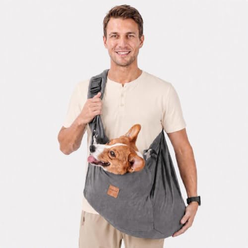 Large Dog Sling Carrier for Pets up to 40Lbs by Unknown