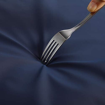 Waterproof Rubber Apron Adjustable Dishwasher Blue Work Apron - Image 3