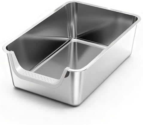 Stainless Steel Litter Box by TownTime