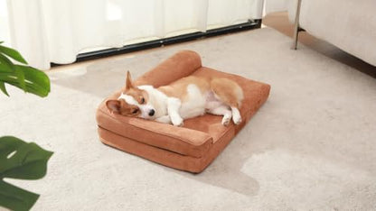 Rainmr Microsuede Dog Bed Orthopedic Washable - Image 2