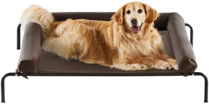 RRPETHOME Elevated Cooling Dog Cot Bed, Large Raised Outdoor Dog Bed by RRPETHOME