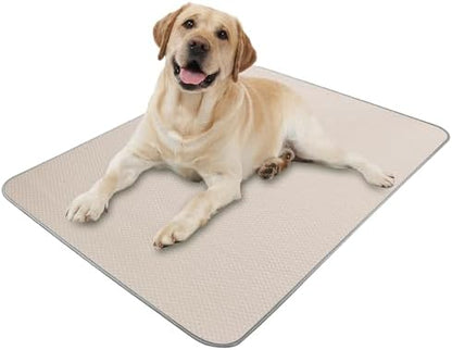 Buvlnee Summer Dog Cooling Mat Washable Ice Silk Self Cool Pad by Buvlnee