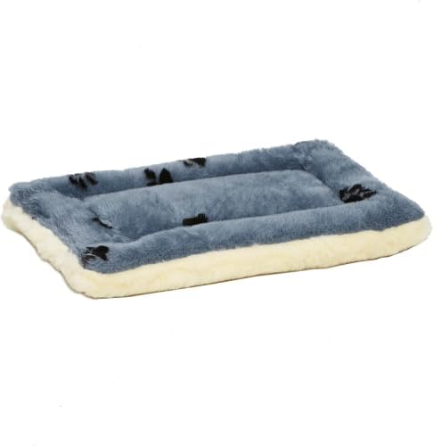 MidWest Homes for Pets XXS QuietTime Reversible Paw Print Pet Bed, Soft Faux by MidWestHomesForPets