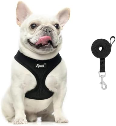 PUPTECK Small Dog Harness and Leash Set No Pull by PUPTECK