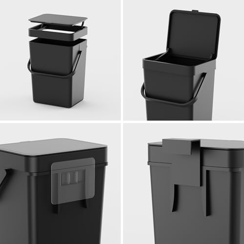 LALASTAR Countertop Compost Bin, Hanging Small Trash Can - Image 7