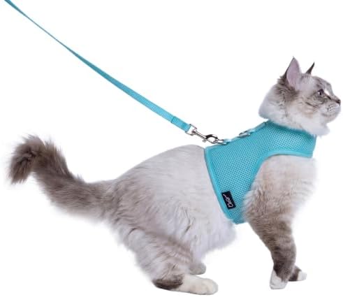 Cat Harness and Leash Set for Walking Escape Proof, Extra Large by YizhiMiaow