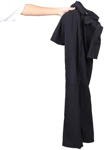 DOITOOL Black Chinlon PET Grooming Apron, Waterproof Half Sleeve Smock - Image 4