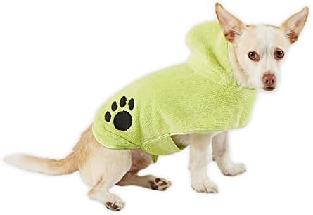 Bone Dry Pet Robe Collection, Embroidered Absorbent Microfiber Bath Robe by BoneDry