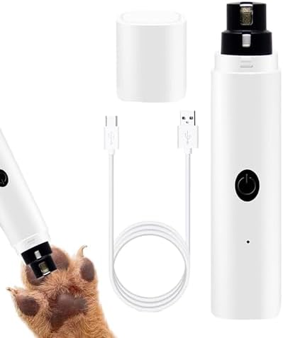 Dog Electric Nail Trimmer USB Rechargeable Claw Grooming by Unknown