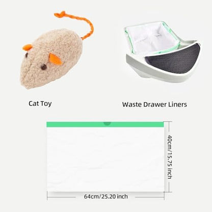45 Count Automatic Litter Box Bags Liners Compatible - Image 7