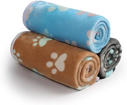 Luciphia Dog Blanket 3 Pack, Soft Cozy Fleece Throw - Image 2