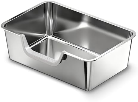 Stainless Steel Litter Box by TownTime
