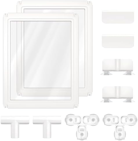 FXW AuraSpace Clear Acrylic Indoor Dog Playpen, 2 Panels by FXW