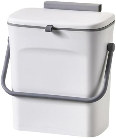 LALASTAR Small Trash Can with Lid, Kitchen Compost Bin by LALASTAR