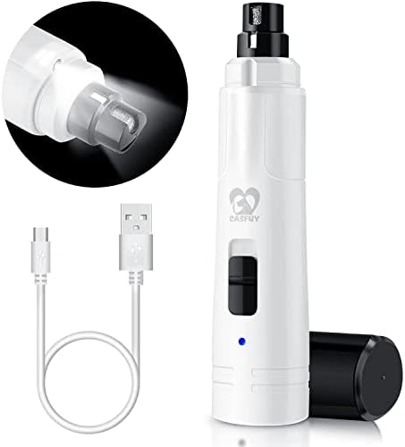 Casfuy Dog Nail Grinder with LED Light by casfuy