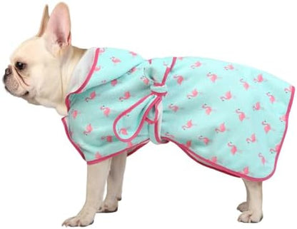 HDE Hooded Dog Bathrobe Quick Dry Towel Wrap - Image 3