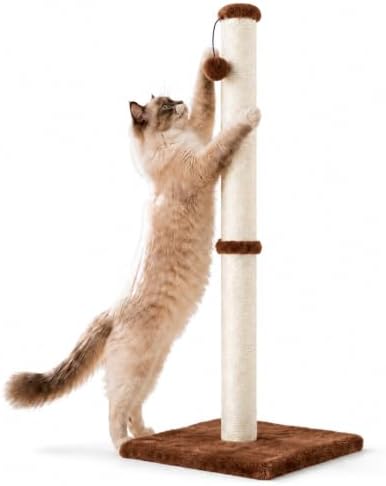 Dimaka 34" Height Tall Cat Scratching Post, Claw Scratcher by DIMAKA
