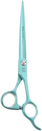 7" Professional Curved Dog Grooming Scissors, Japanese 440C Stainless Steel Dog by FenicePeak