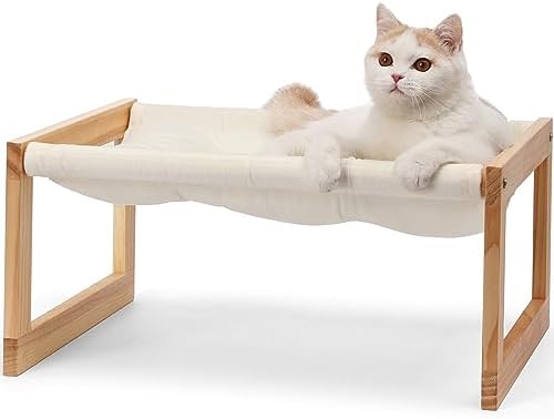 FUKUMARU Large Cat Hammock, Raised Dog Bed by FUKUMARU