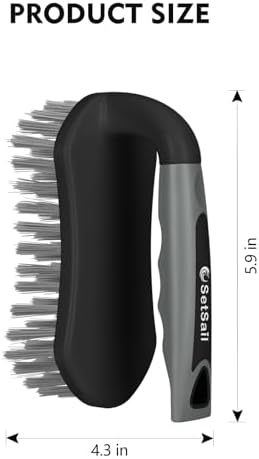 SetSail Scrub Brush, Stiff Bristle Cleaning Scrubber, 2 Pack - Image 2