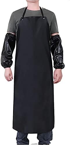 Somotersea Waterproof Aprons for Dishwashing Rubber Vinyl Lightweight Chemical by Somotersea