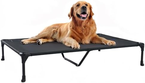 Veehoo Cooling Elevated Dog Bed, Portable Raised Pet Cot by Veehoo