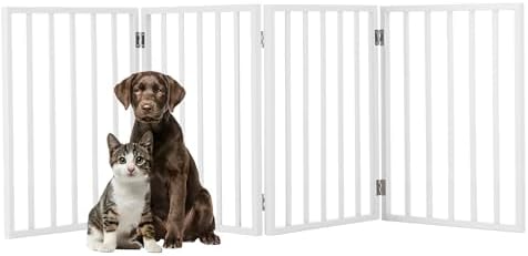 Pet Gate - 4-Panel Indoor Foldable Dog Fence by PETMAKER