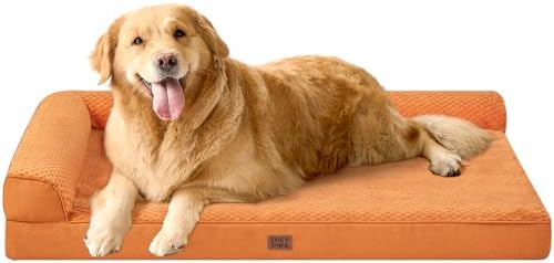 EHEYCIGA Memory Foam Dog Bed, Large Size Orthopedic Dog Bed by EHEYCIGA