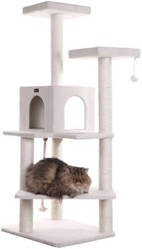 Armarkat B5701 Real Wood 57-Inch Cat Tree by Armarkat