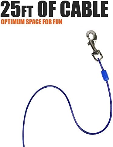 BV Dog Tie Out Cable 25 Feet - Image 3