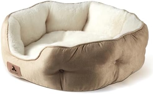 Asvin Medium Dog Bed for Medium Dogs, Cat Beds for Indoor Cats, Pet Bed for by Unknown