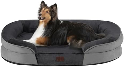 Dwanton Orthopedic Waterproof Large Dog Bed Sofa, Gel Memory Foam by DWANTON
