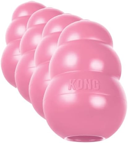 KONG - Puppy Toy Natural Teething Rubber - Fun to Chew, Chase and Fetch - by KONG