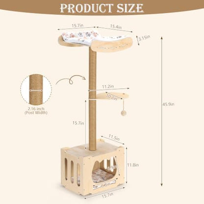 4IN1Tall Cat Scratching Post - Image 2
