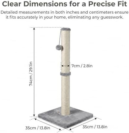 Dimaka Tall Cat Scratching Post Tree Scratcher - Image 3