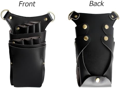 Scissor Pouch for Stylist Essentials Tools Bag, PU Leather Salon Hair - Image 3