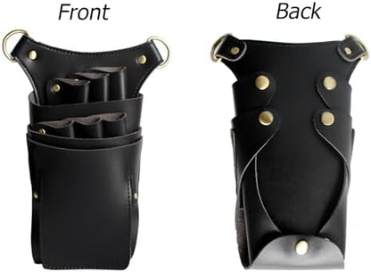 Scissor Pouch for Stylist Essentials Tools Bag, PU Leather Salon Hair - Image 3