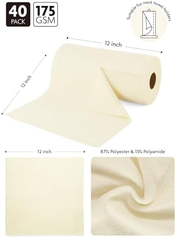 Fantasticlean Microfiber Cleaning Cloth Roll- 40 Sheets - Image 6