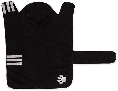 Bone Dry Pet Robe Collection Embroidered Absorbent Microfiber Bath Robe - Image 2