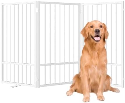 SNUOWU Full Metal Freestanding Dog Gate by SNUOWU