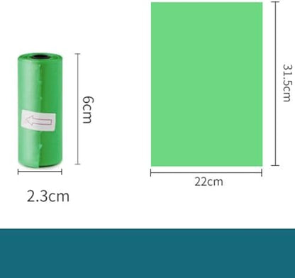 5 Roll Mini Trash Bags, Small Garbage Bags - Image 4